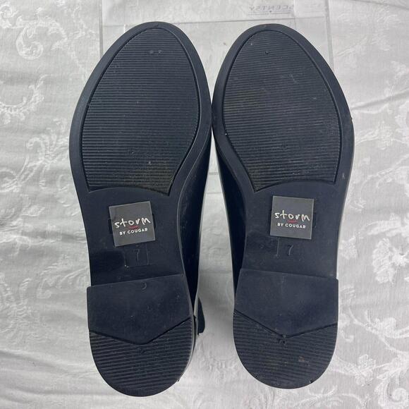 Storm By Cougar Rain Boots Womens Size 7 Chelseas Waterproof Rubber Ankle Boots - Picture 9 of 9